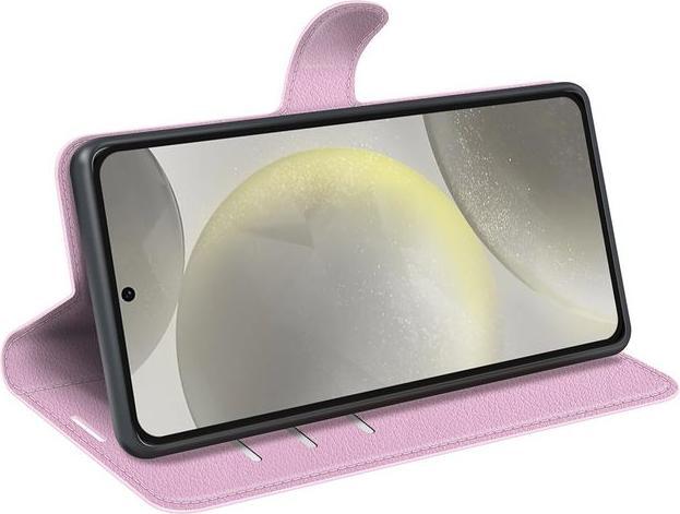 Actual product image MU Classic Litchi Leather Bookcover Series (Samsung Galaxy S24 FE)