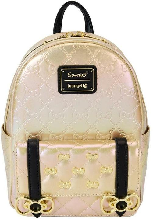 Actual product image Loungefly Hello Kitty 50th Anniversary by Mini Backpack Metallic Gold