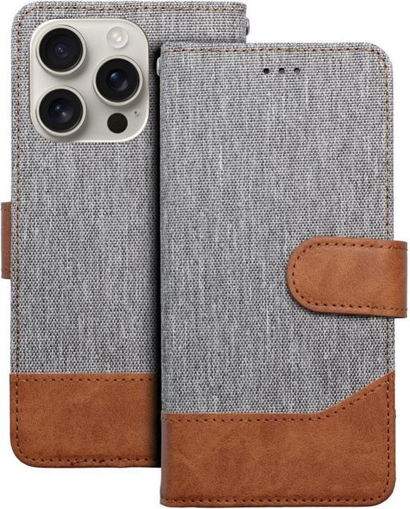 Produktbild OEM Book case JEANS Book for IPHONE 7 / 8 / SE 2020 / SE 2022 gray (Apple iPhone SE (2nd Gen), Apple iPhone 7, Apple iPhone SE (3rd Gen))