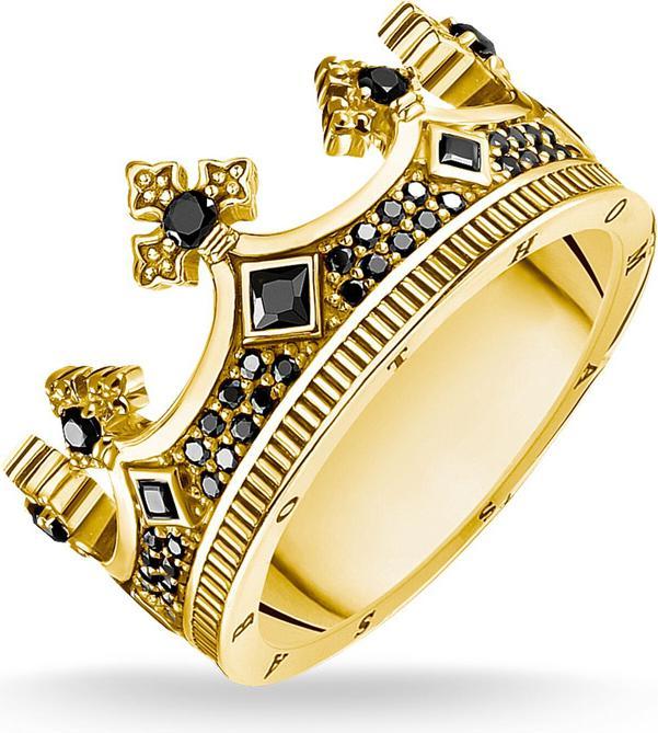 Actual product image Thomas Sabo Ring crown gold (48, 925 Silver)