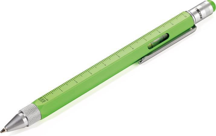 Image du produit Troika CONSTRUCTION PEN Stylo-bille multifonction, vert métallique (Vert néon)