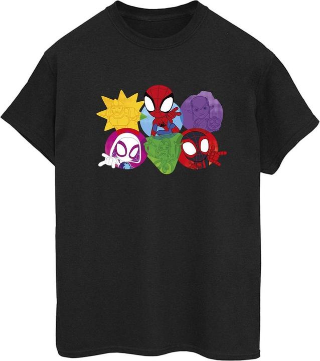 Image du produit - T-shirt SPIDEY AND HIS AMAZING FRIENDS FACES - Femme (4XL)