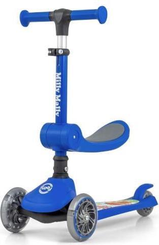 Actual product image Mally Children's tricycle scooter Fuzzy Blue Milly