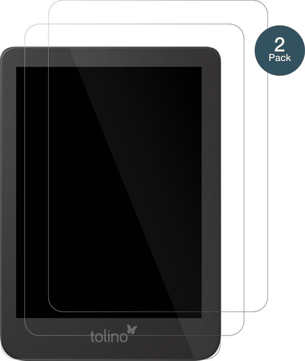 Actual product image Dipos Anti-Shock Screen Protector Clear (1 Piece, Tolino Shine 4)