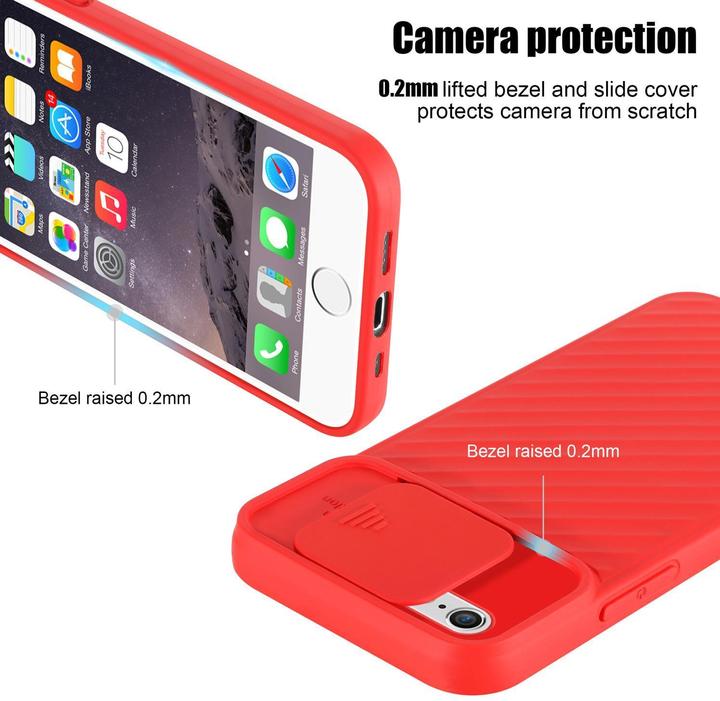 Immagine prodotto Cadorabo Cover in TPU con protezione della fotocamera (Apple iPhone 6 Plus)