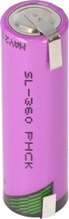 Produktbild Tadiran Batterie LTC SL-360/T mit Lötfahnen U-Form (1 Stk., AA, 2400 mAh)