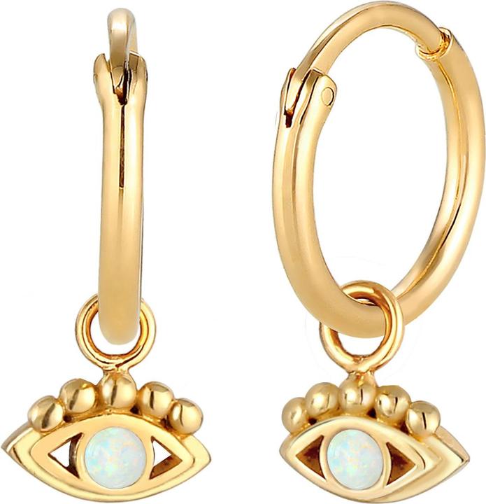Immagine prodotto Elli Occhio malvagio (Argento 925 placcato oro, Sintetico Opale)
