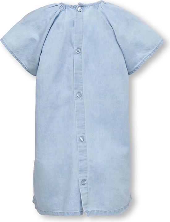 Only Locker geschnitten Rundhals Kastige Ärmel Kurzes Kleid Kleid