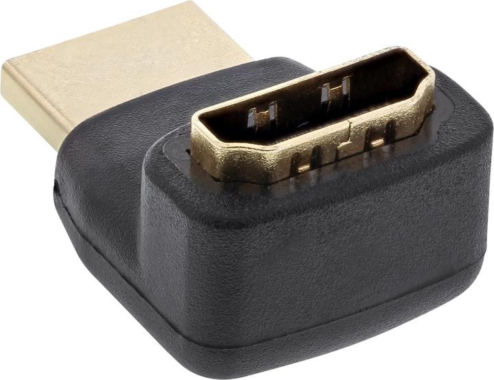 Produktbild InLine HDMI Adapter Stecker/Buchse gewinkelt (Winkeladapter)