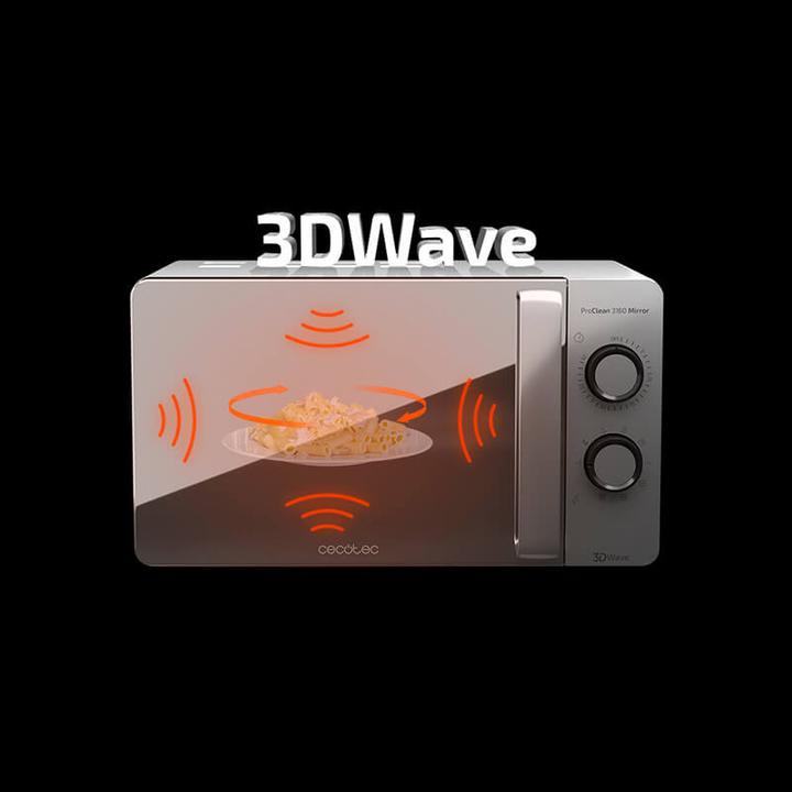 Image du produit Cecotec ProClean 3160 Mirror 20 l microwave with grill (20 l)