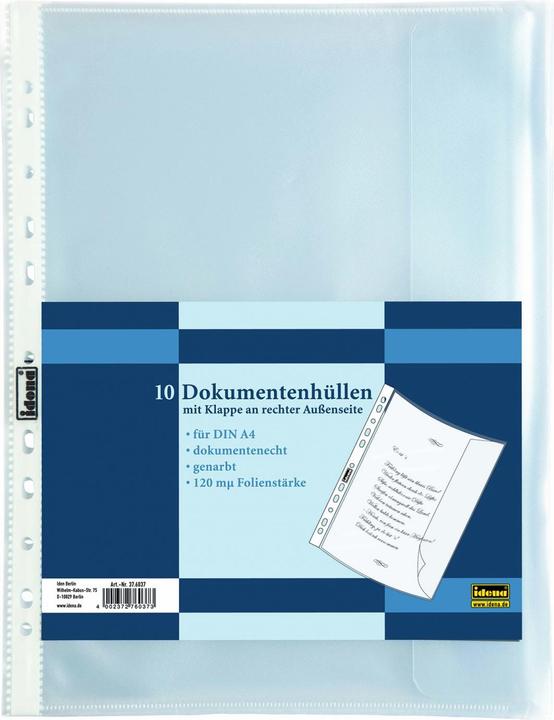 Actual product image Idena Document cover A4 10s grained 120µ (A4, 10 x)