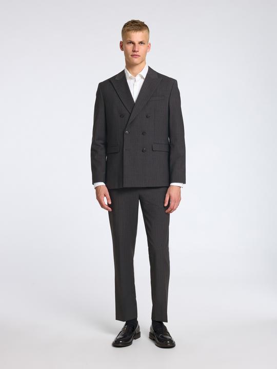 Produktbild Selected Homme Nadelstreifen Zweireihiger Blazer (52)