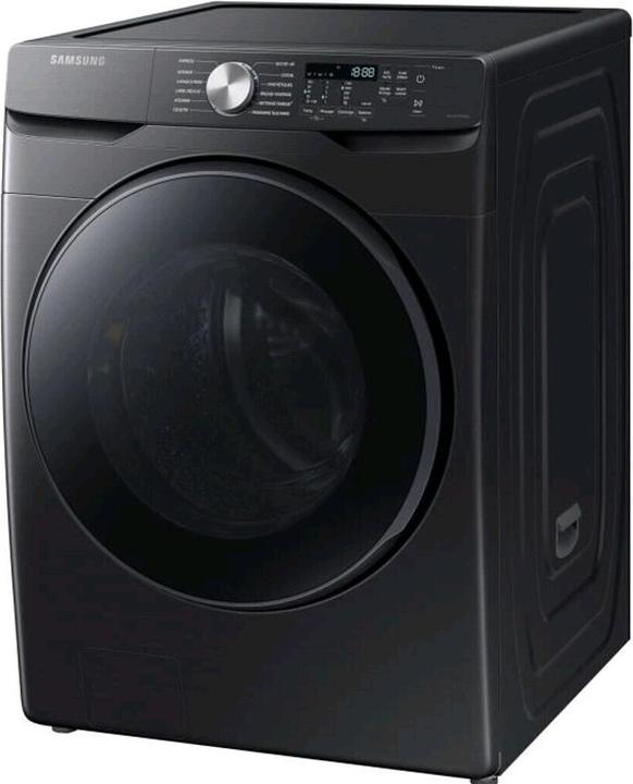 Actual product image Samsung WF18T8000GV Washing machine Free installation Front loading 18 kg 1100 rpm C Black (18 kg, Left)