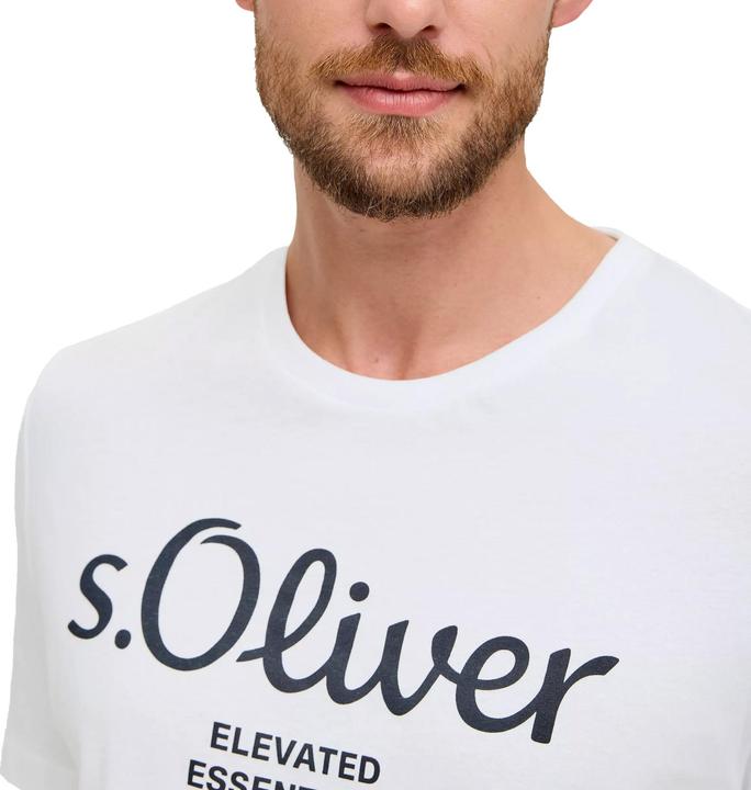 Image du produit S.Oliver T-Shirt Casual Bequem sitzend Logo T-Shirt (XXL)