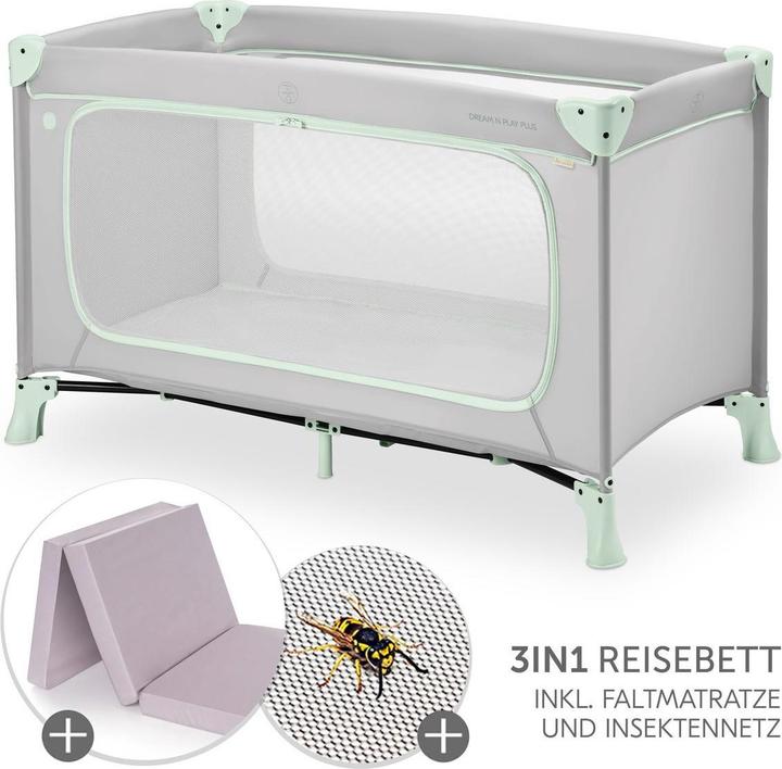 Hauck Reisebetten Reisebett Set Dream N Play Plus inkl. Alvi