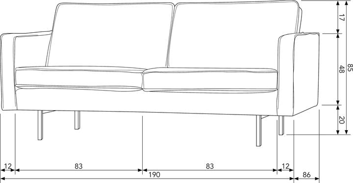Produktbild BePureHome Rodeo (2.5-Sitzer)