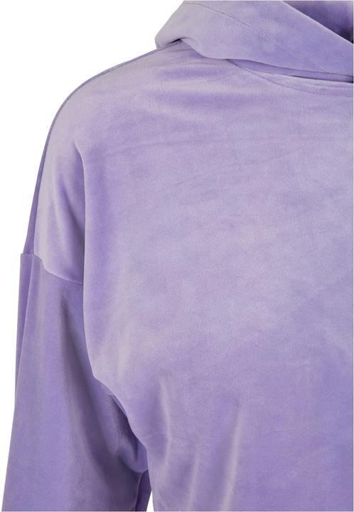 Image du produit Urban Classics Sweat à capuche croisé en velours pour femmes (M)