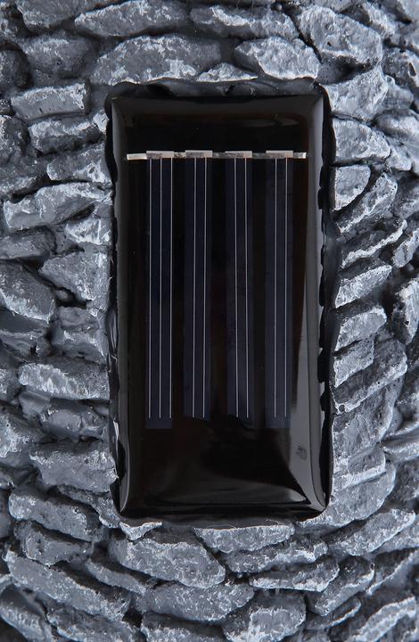 Actual product image Globo Solar light stone gray 25xLED (IP44)