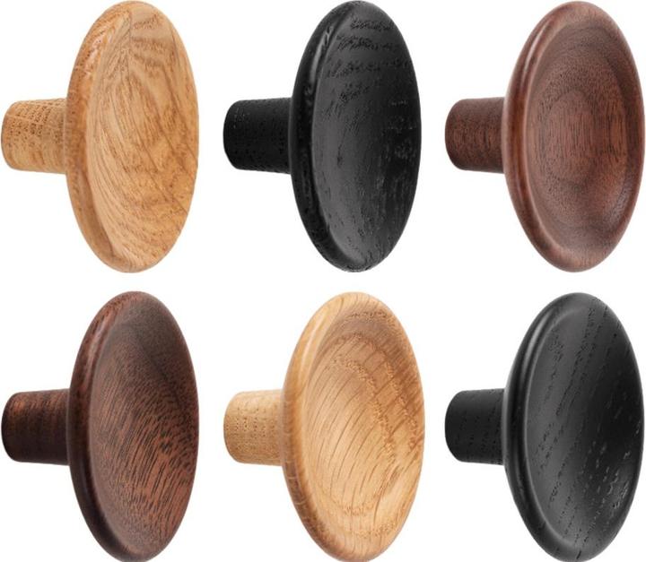 Actual product image Werkstarck Möbelknopf DISC D38mm Eiche lackiert