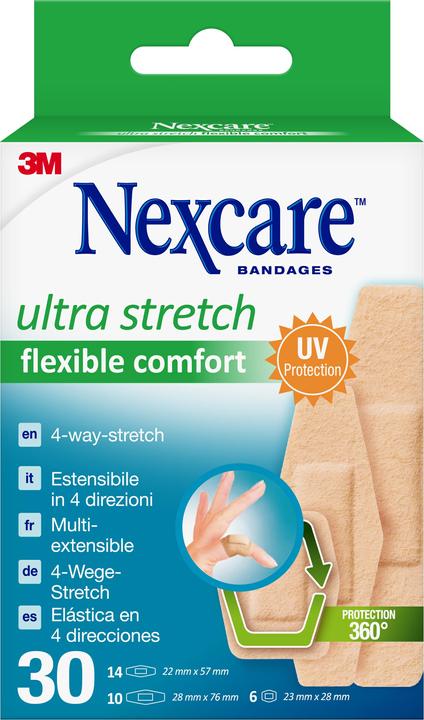 Produktbild Nexcare Ultra Stretch Comfort Flexible Pflaster (30 x)