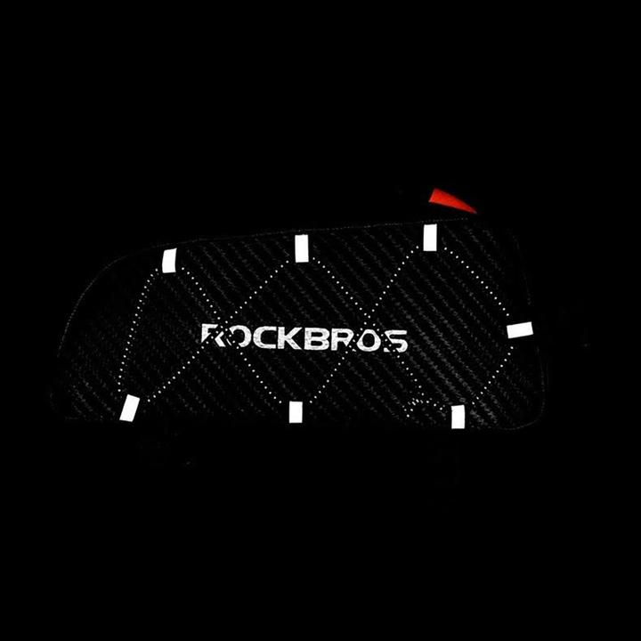 Produktbild Rockbros 039BK bicycle frame bag 1 l with braid - black (1 l, Rahmentasche)