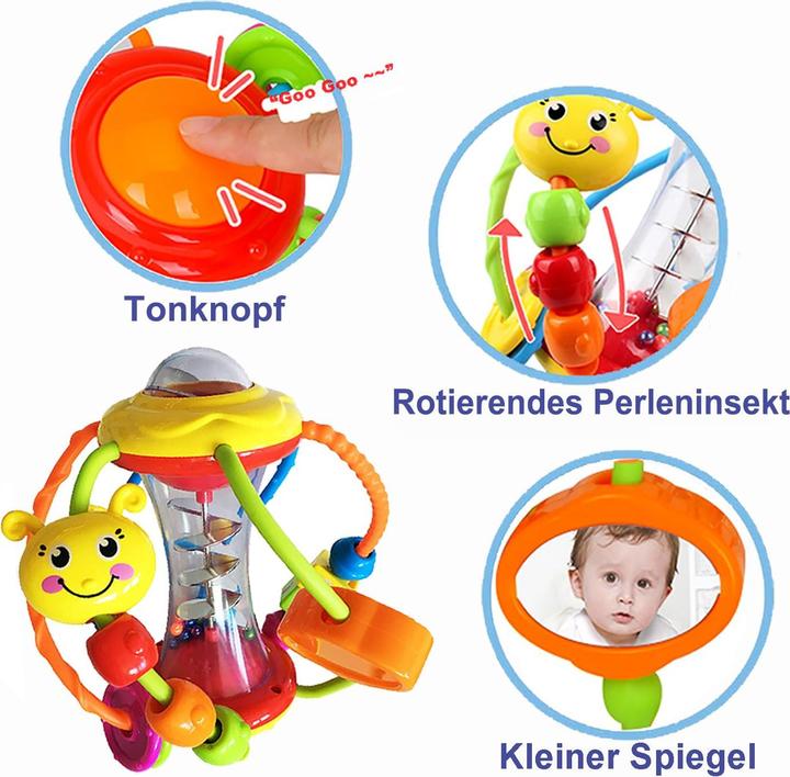 Image du produit Activity Board Jouets bébé 6 mois hochet bébé motricité balle saisir balle, saisir, secouer & ramper