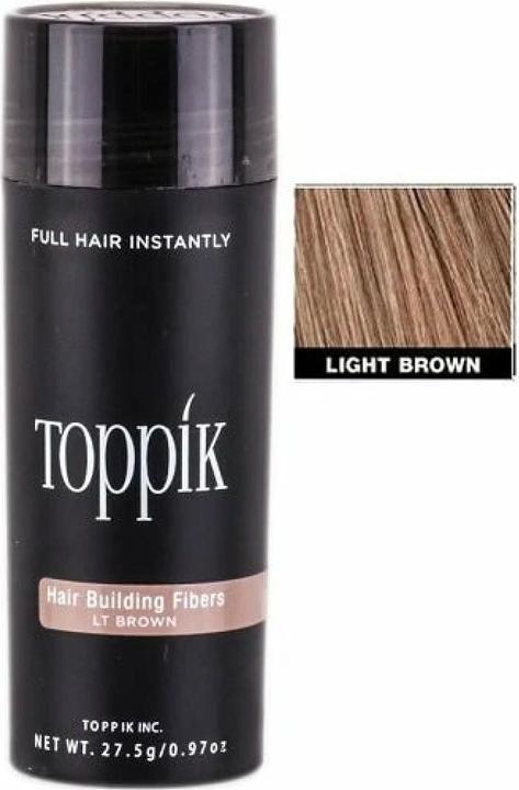 Produktbild Toppik Hair Fibers Light Brown Natural Keratin Fibers for Fuller Looking Hair 27.5g - Single Pack (Körperlotion)