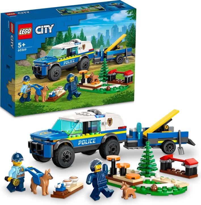 Immagine prodotto LEGO Addestramento mobile per cani poliziotto (60369, LEGO City)