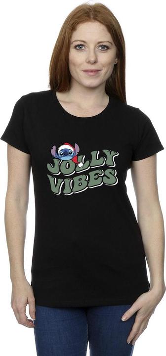 Immagine prodotto Disney Lilo & Stitch Jolly Chilling Vibes Maglietta Donna (S)