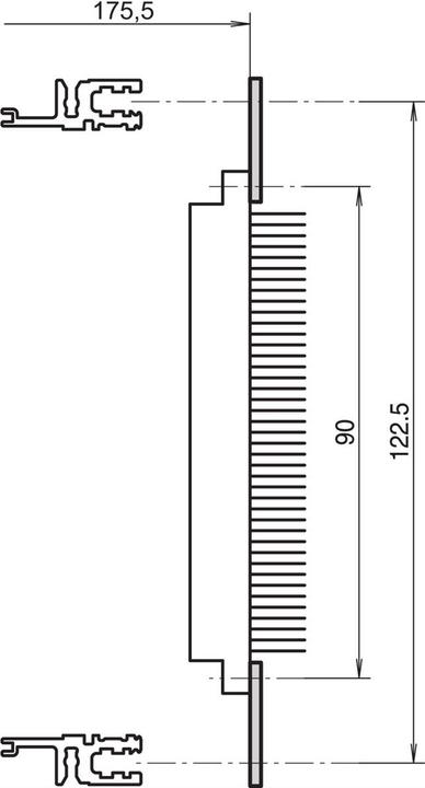 Immagine prodotto Schroff Guida perforata per connettori secondo EN 60603-2 (DIN 41612) - LOCHSCH.84H