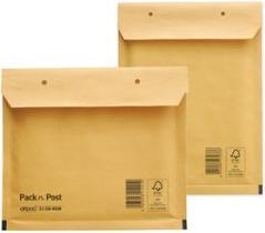 Produktbild Mailmedia Luftpolster-Versandtaschen, Typ E15, braun, 25 g Aussenmasse: 240 x 275 mm, Innenmasse: 215 x 265 mm (100 x)