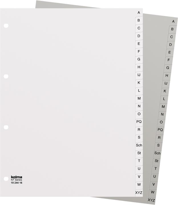 Image du produit Kolma Intercalaire A4 strong A-Z 24 pcs. gris