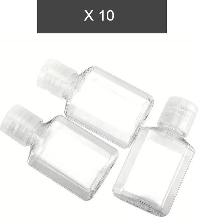 Image du produit Swissdetector 10 X Durchsichtige Plastikflaschen zu 1,01 oz (Flacons pour liquide)