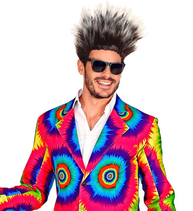 Actual product image Widmann Max grey wig