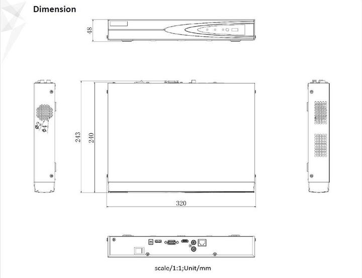 Produktbild Hikvision DS-7604NXI-K1/4P (Netzwerk Videorecorder (NVR))