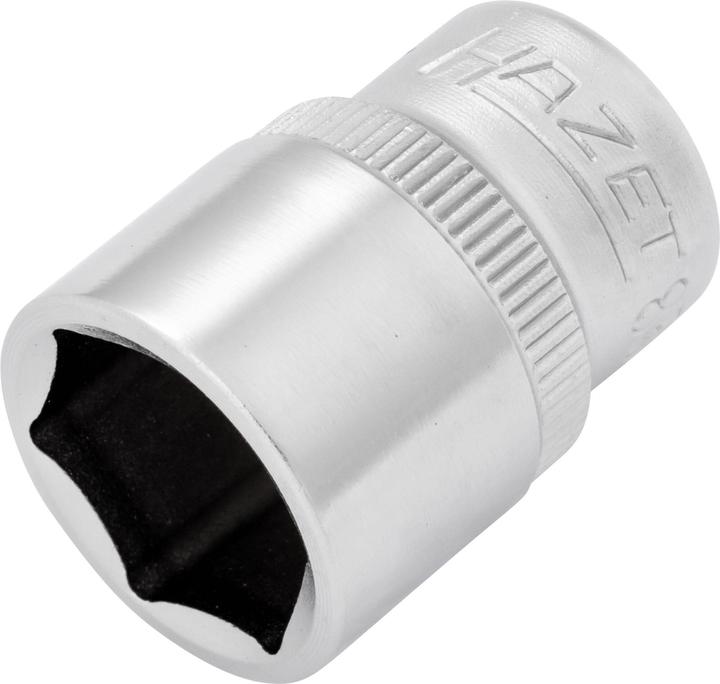 Actual product image HAZET Socket ∙ hexagon 850-13 ∙ Square, hollow 6.3 mm (1/4 inch) ∙ Outside hexagon traction profile… (13 mm)