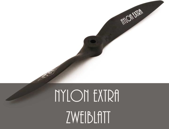 Image du produit Super nylon extra 33x18 cm 13x7" noir hélice