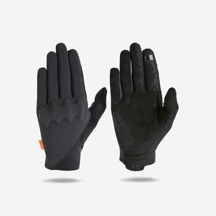 Rockrider Fahrradhandschuhe Protection D3O® schwarz