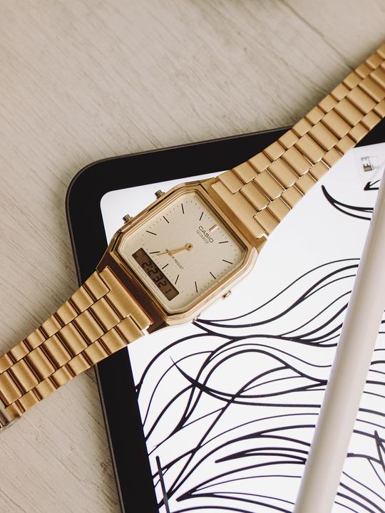 Produktbild Casio Vintage Aq-230ga-9dmqyes (Digitaluhr, Analoguhr, 27.80 mm)