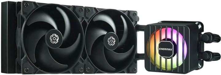 Actual product image Enermax LIQMAXFLO SR 240mm CPU AIO liquid cooler - Xtreme dual chamber PWM pump