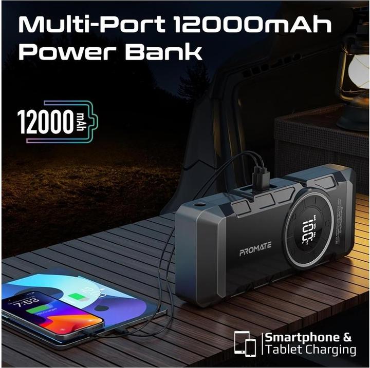 Actual product image ProMate PatrolPack-2 high-performance car jump starter (2000 A, 12000 mAh)