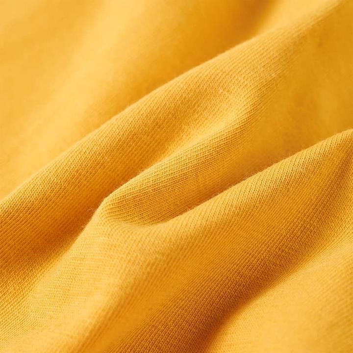 Immagine prodotto VidaXL Camicia a maniche lunghe per bambini ocra scuro 116,Materiale: 95 (116)