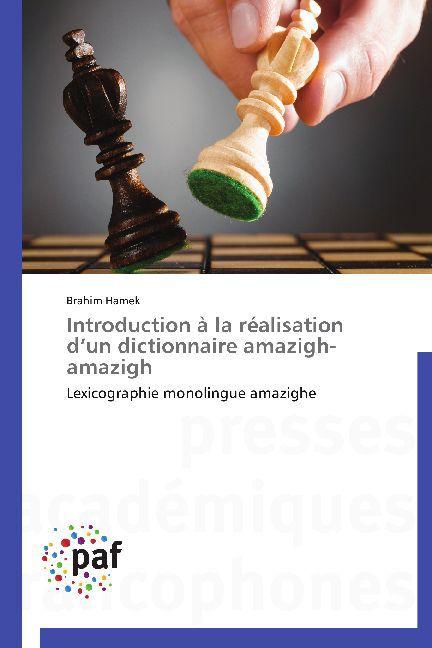 Produktbild Introduction à la réalisation d'un dictionnaire amazigh-amazigh (Deutsch, Brahim Hamek, 2014)