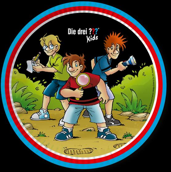 Produktbild DH-Konzept Party Teller Die drei Fragezeichen Kids