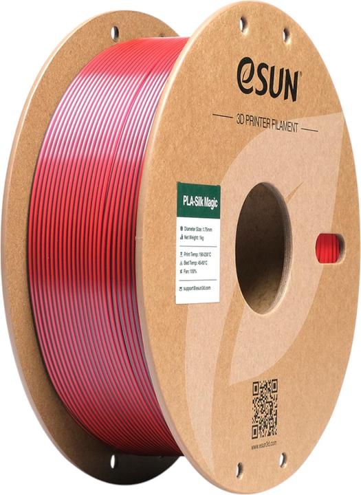 Image du produit eSUN EPLA-SILK MAGIC 1,75mm BLACK RED 1kg (PLA, 1.75 mm, 1000 g, Multicolore)
