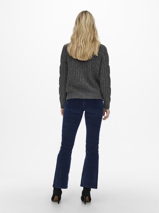 Image du produit JdY Pull en maille torsadée avec fermeture éclair (S)