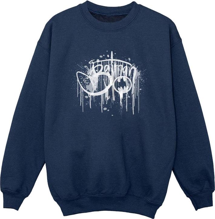 Actual product image Boys Batman Paint Splatter Sweatshirt (140, 146)
