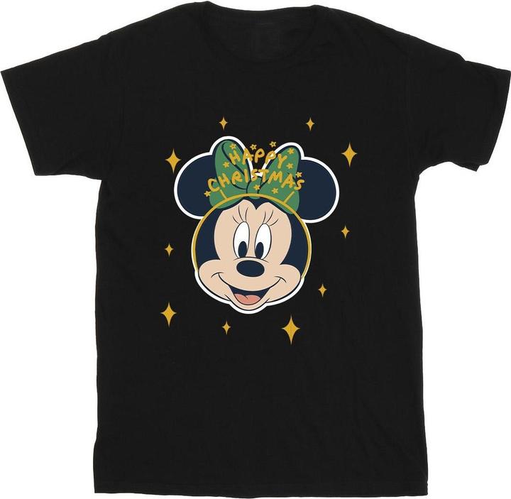 Immagine prodotto Disney Minnie Mouse Happy Christmas Maglietta Uomo (L)