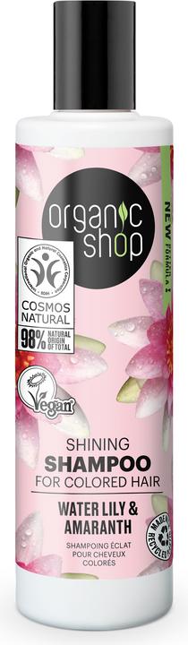 Organic Shop Organic Shea & Lily Silky Shine Shampoo Glossy Hair Shampoo - 280ML (280 ml, Flüssiges Shampoo)