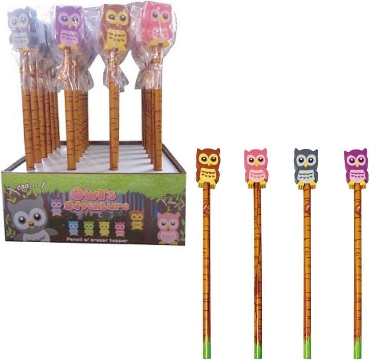 Produktbild Roost Bleistift mit Radiergummi REA-974 Eule